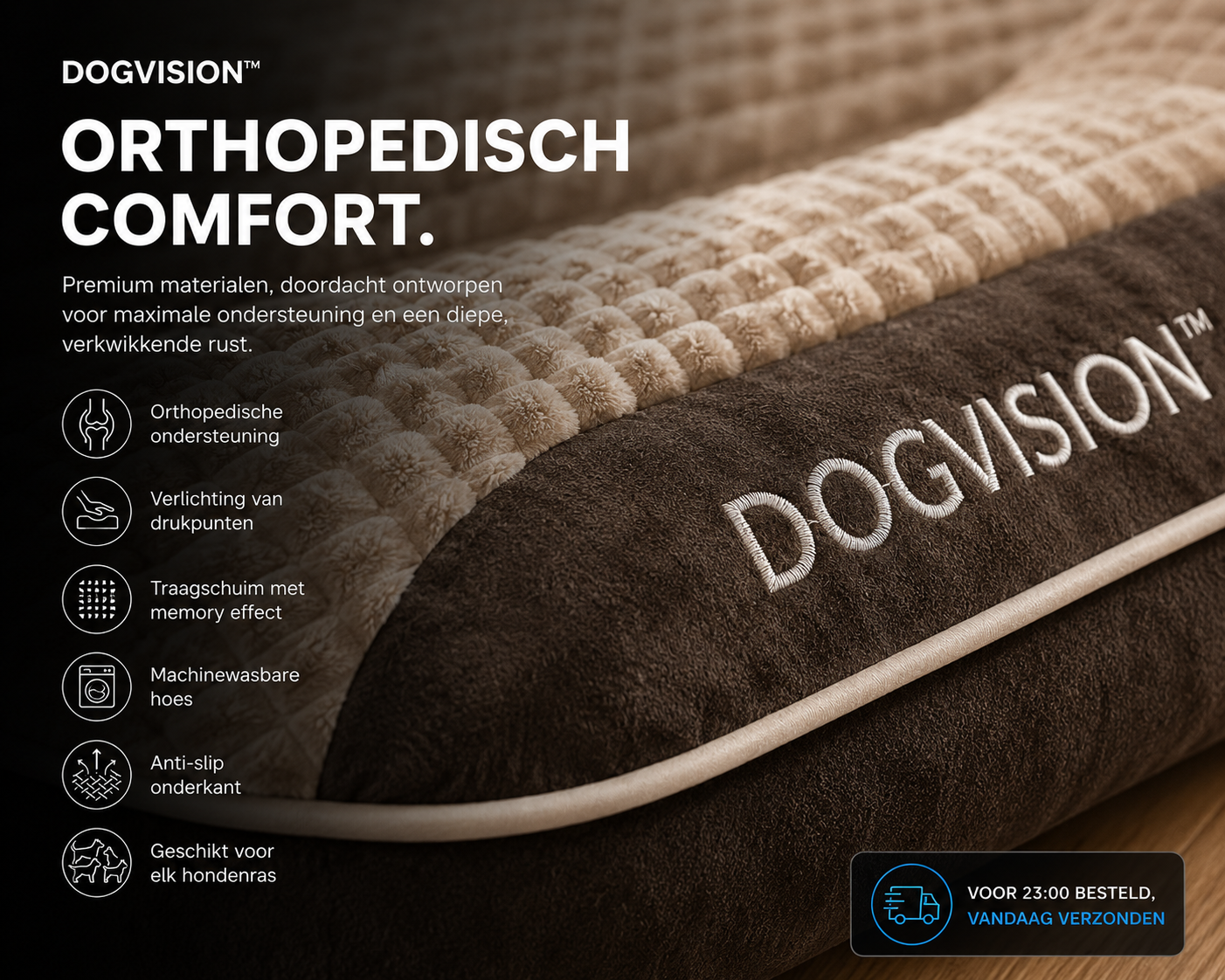 DOGVISION™ Safety Ortophedic Bed